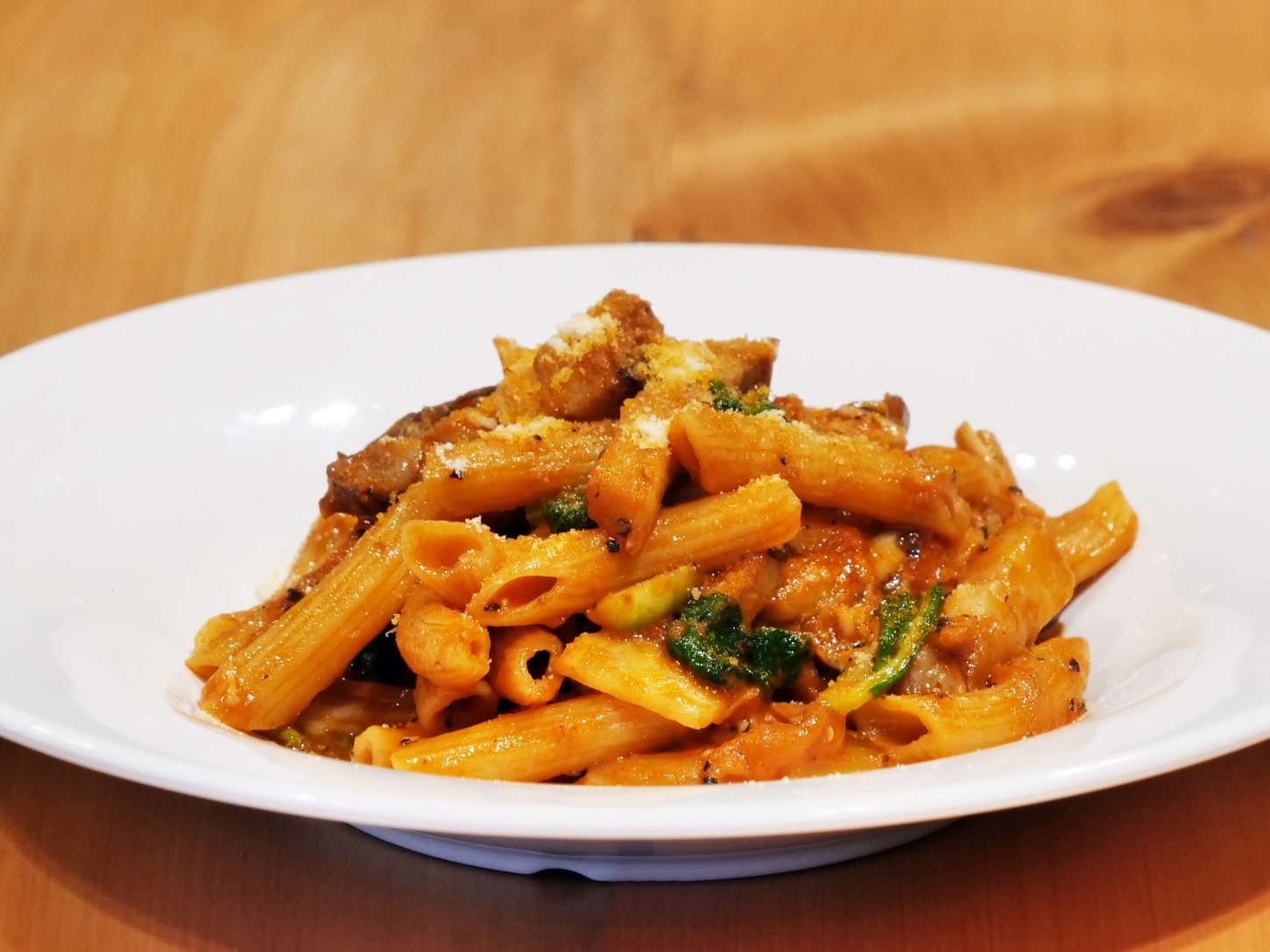 奈良県の素材を使用したパスタ